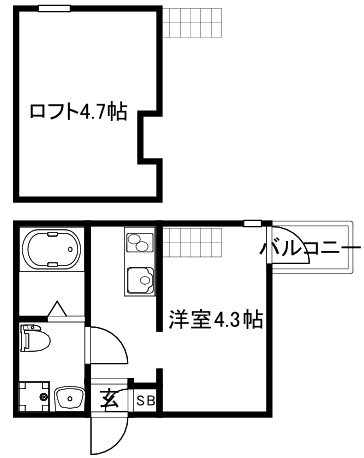 パークテラス丹波口 間取り