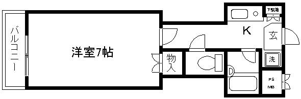 エステムコート御所南 間取り