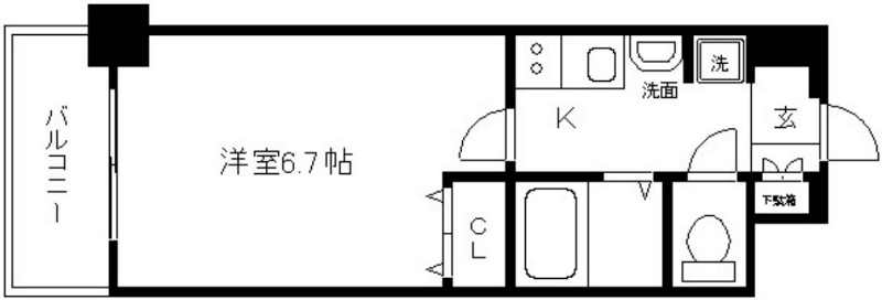 エステムコート京都駅前KOTO 間取り