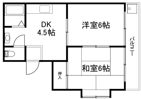 サンルート岩倉 間取り
