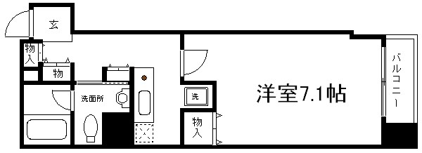HF河原町二条レジデンス 間取り