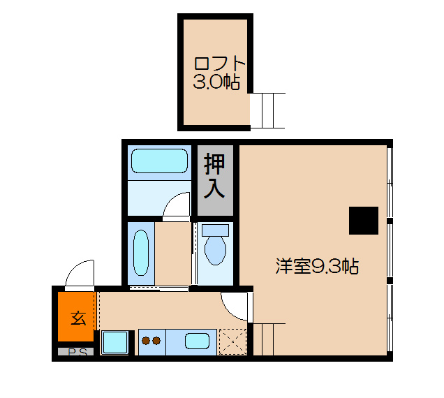 M＆M's apartment 間取り