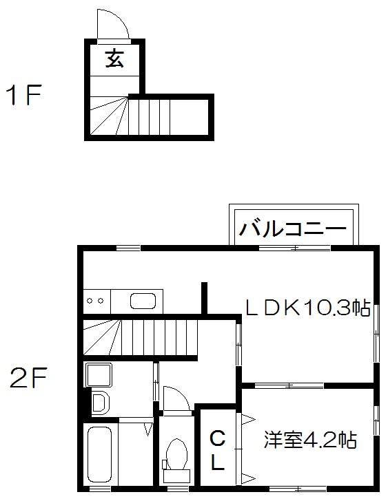 Luce北白川 間取り