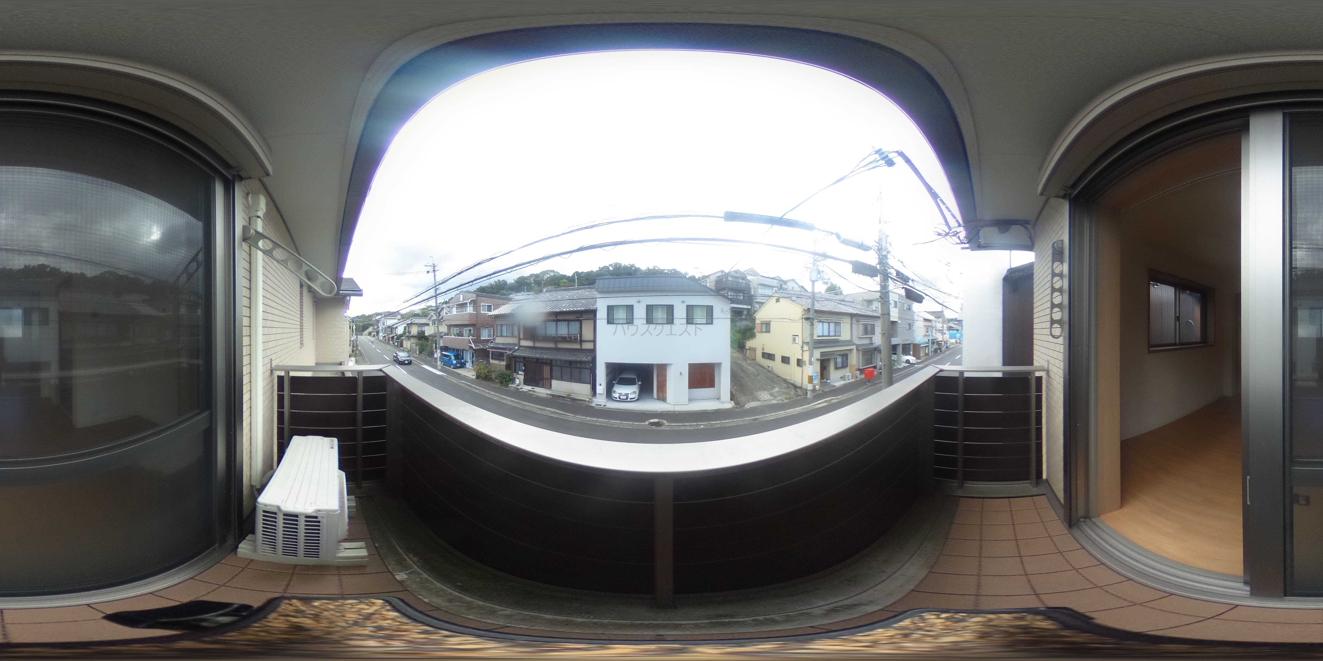 Luce北白川 ベランダ