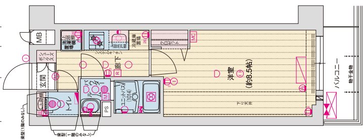ソルクレストタップ伏見 間取り