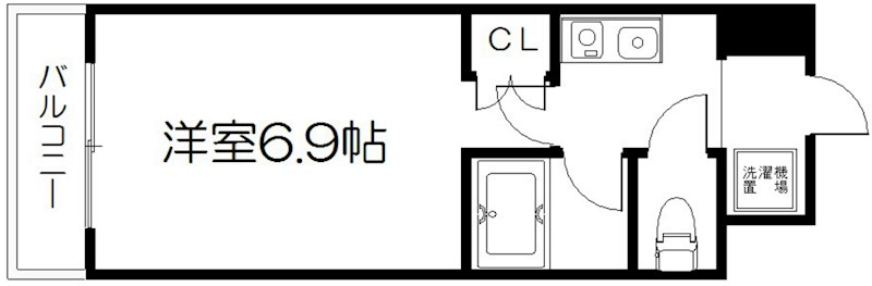 サンシティ四条西洞院 間取り
