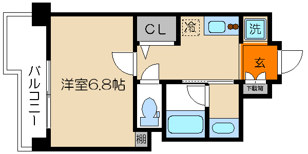 アスヴェル京都堀川高辻 間取り