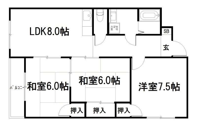 オークハイツ 間取り