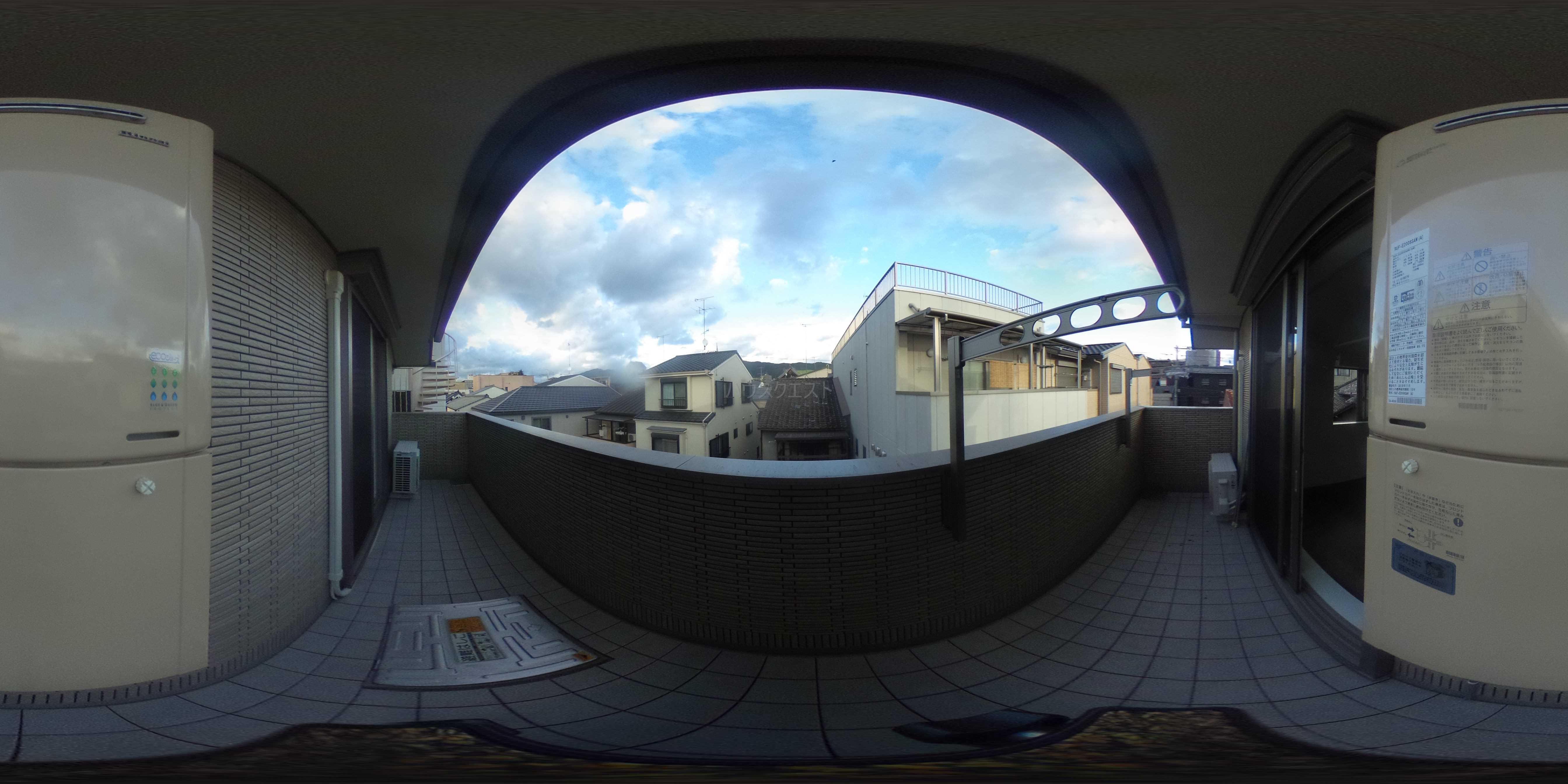 菊鉾邸 ベランダ