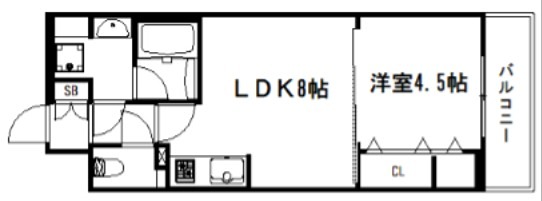 ベラジオ雅び東寺WEST 間取り