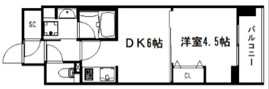 ベラジオ雅び東寺WEST 間取り