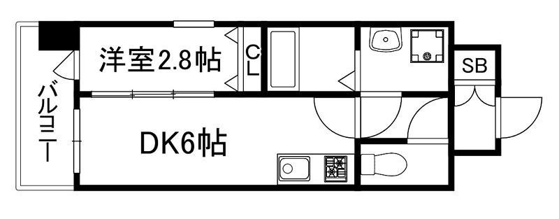 ブランシエスタ西京極 間取り