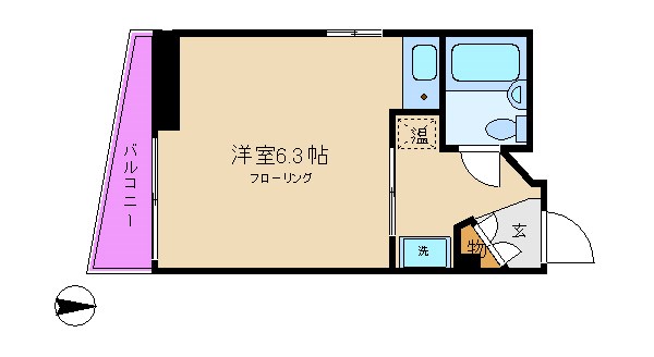 インペリアル烏丸今出川 間取り