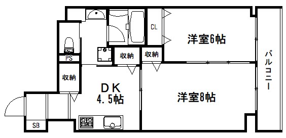 CASA花車 間取り
