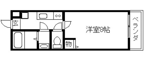 アドミ西院 間取り