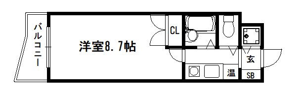 アクシルコート京都二条ウエスト 間取り
