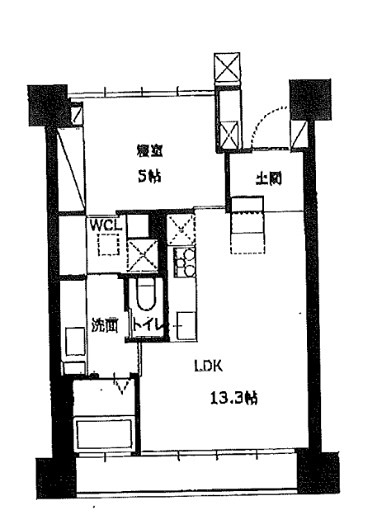 シャリマー西大路 間取り