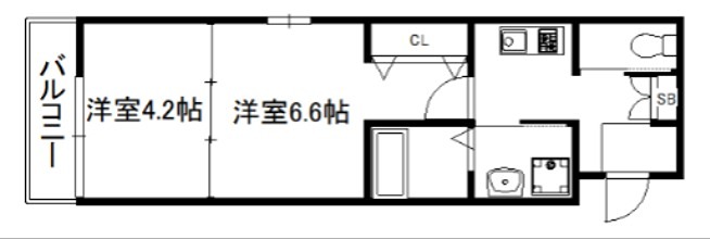 MJC京都丹波口 間取り