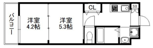 MJC京都丹波口 間取り