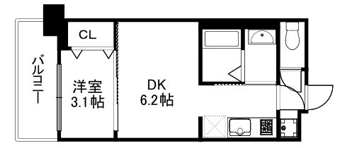 プレサンスTHE　KYOTO澄華 間取り