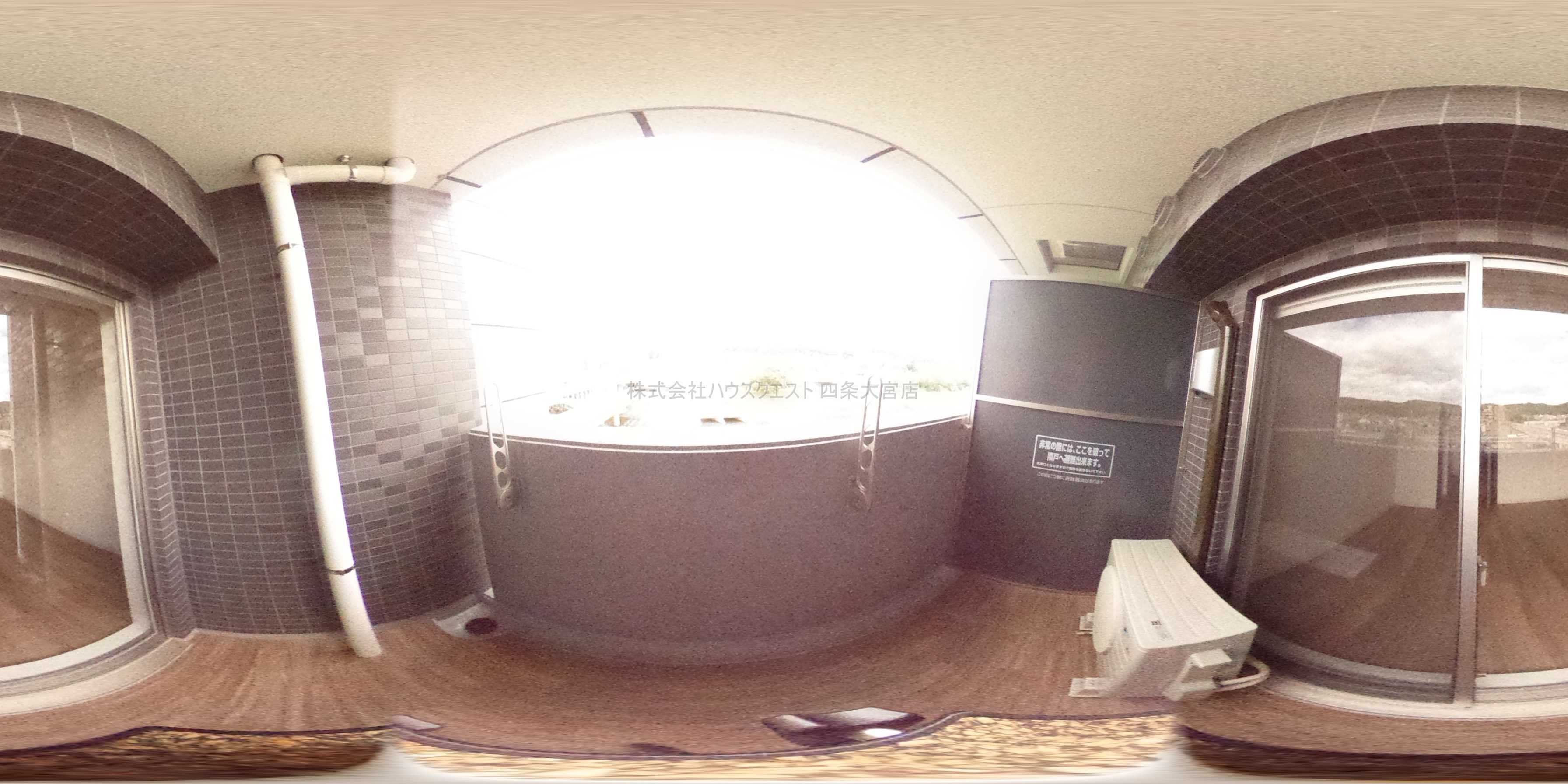 プレサンス京都鴨川 ベランダ