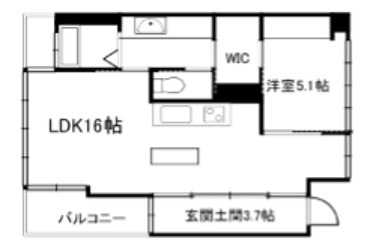 シャリマー西大路 間取り