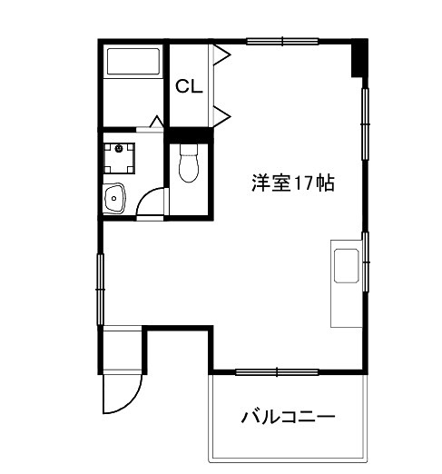 二条コーポ 間取り