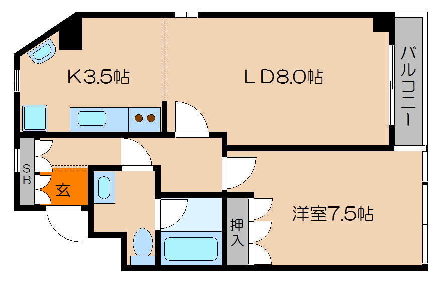 コアロード糺の森 間取り