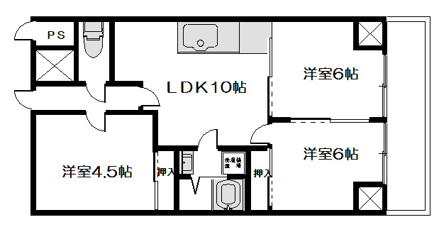 アベニューエンジュ 間取り