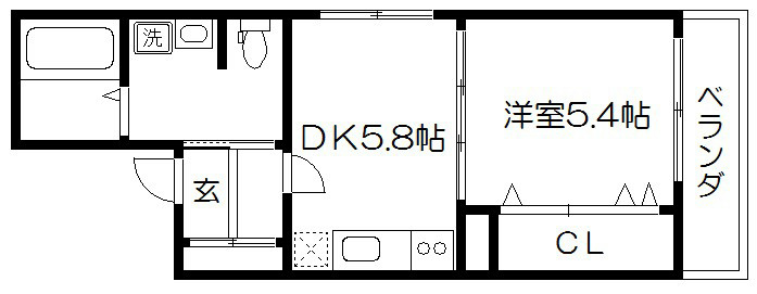 ブランネージュ二条城北 間取り