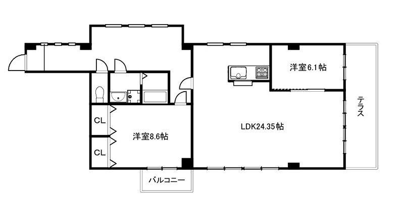 聖護院アパルトメント 間取り