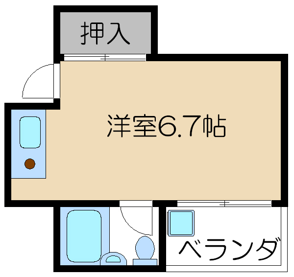 大橋ハイツ 間取り