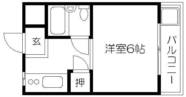 ロータリーマンション修学院 間取り