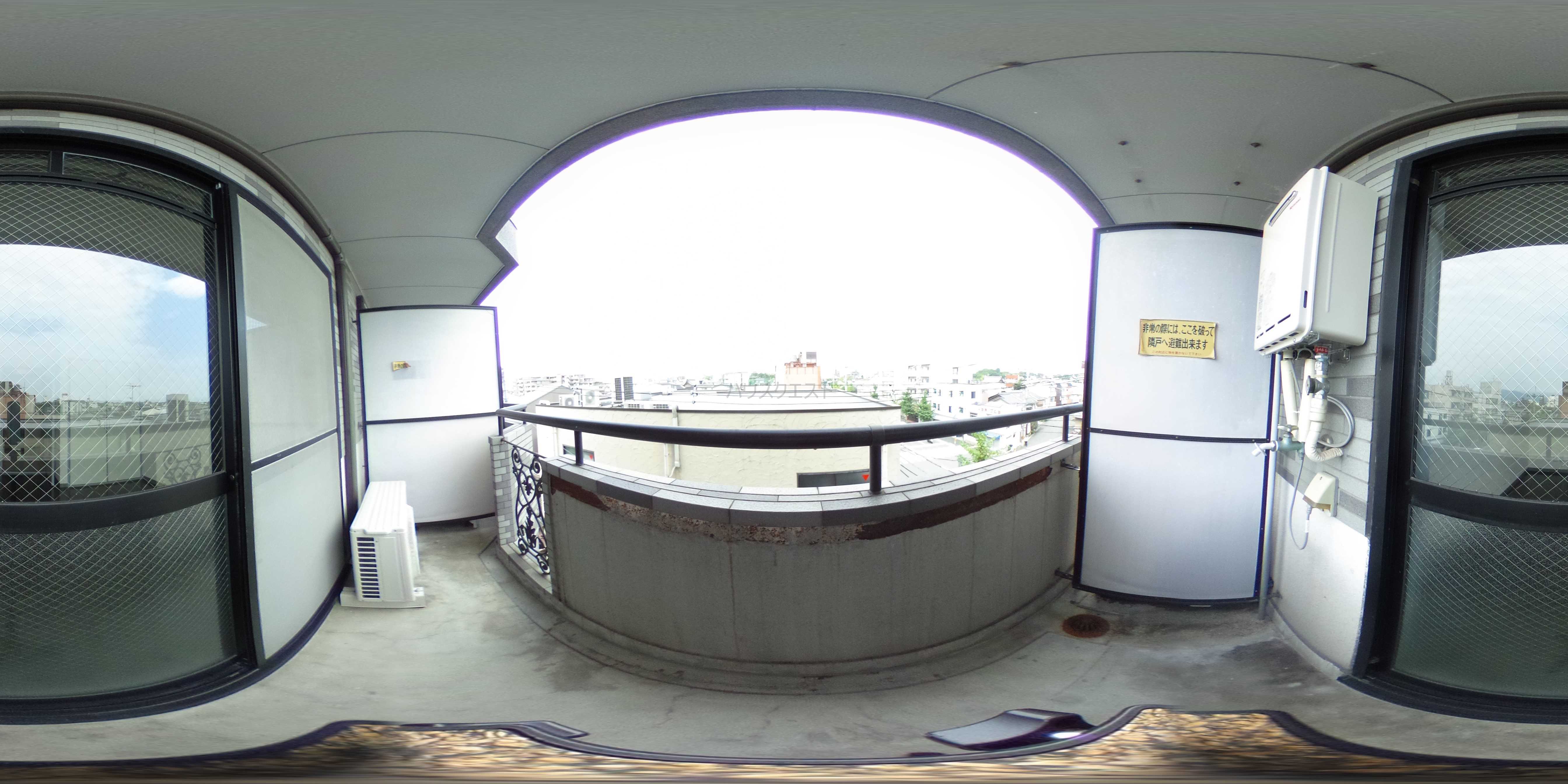 ヴェルメゾン今出川 ベランダ