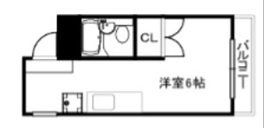 アメニティ聖護院 間取り