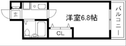 リバティ東大路 間取り