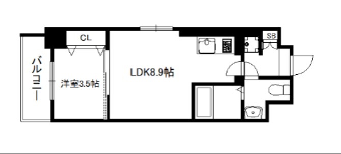 CREST TAPP京都西京極dex 間取り