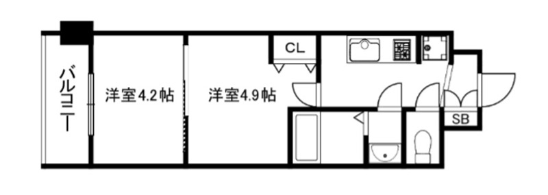 エステムコート京都二条 間取り