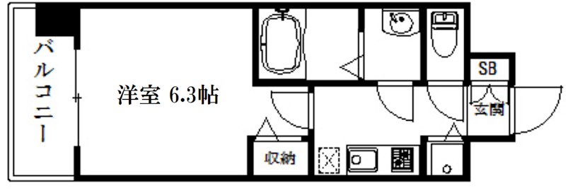 プレサンス京都鴨川 間取り