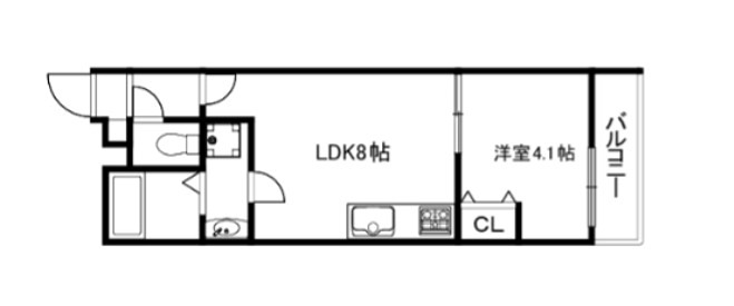 Mirei烏丸五条 間取り