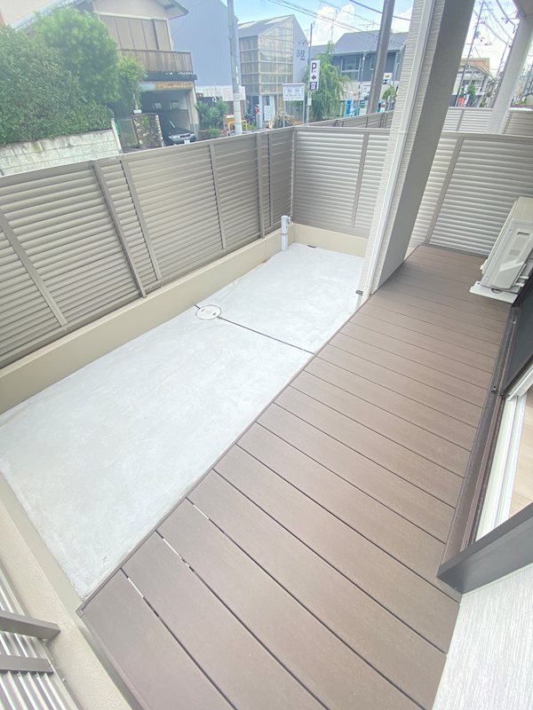 北白川瀬ノ内町　三田 ベランダ