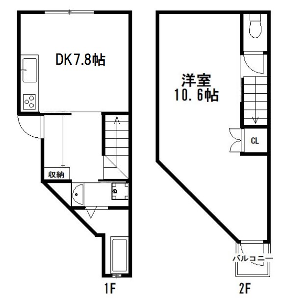 ビアンフェ下鴨　西棟 間取り