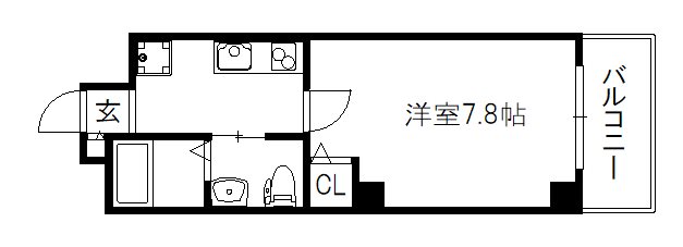 フラッティ京都十条 間取り