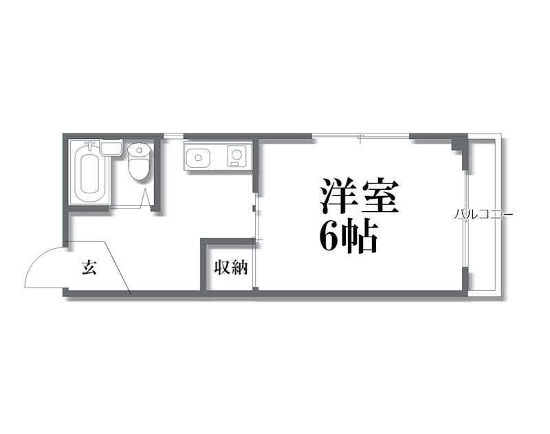 ファーストコーポ白川 間取り