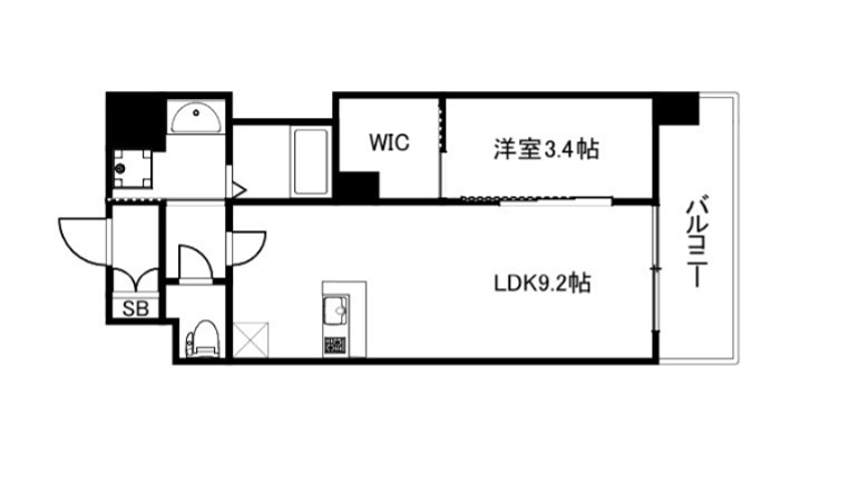ソルテラス京都西院 STATION SIDE 間取り