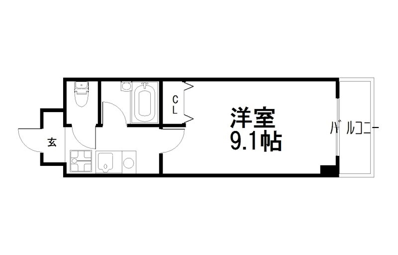 ドミトリィ御池 間取り