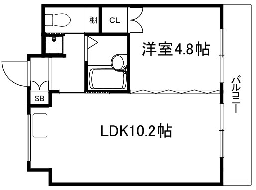 京都クレセントマンション 間取り