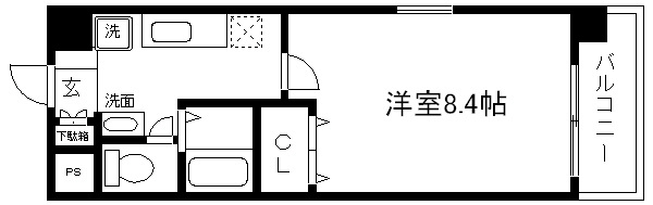 ハウスセゾン御所南  間取り