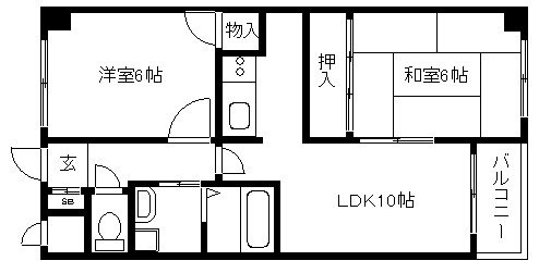 セーブル葛野 間取り