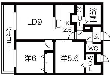 BERG FUJINOMORI 間取り